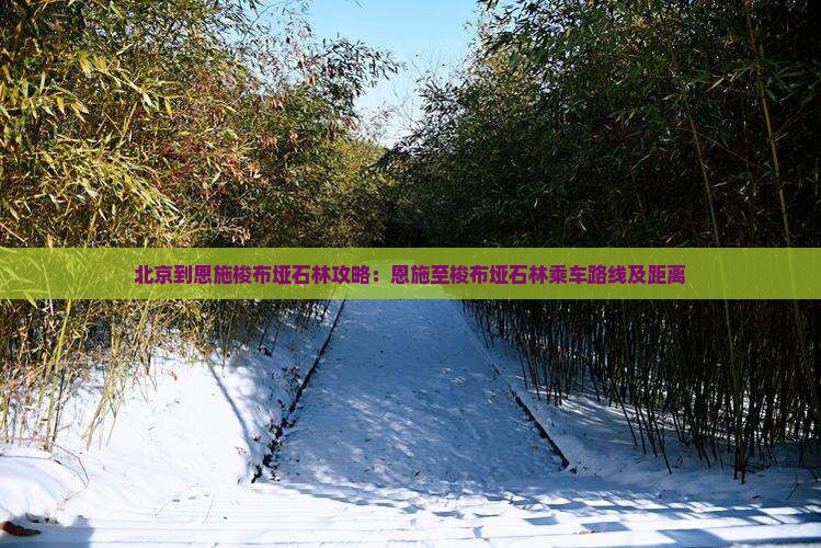 北京到恩施梭布垭石林攻略：恩施至梭布垭石林乘车路线及距离