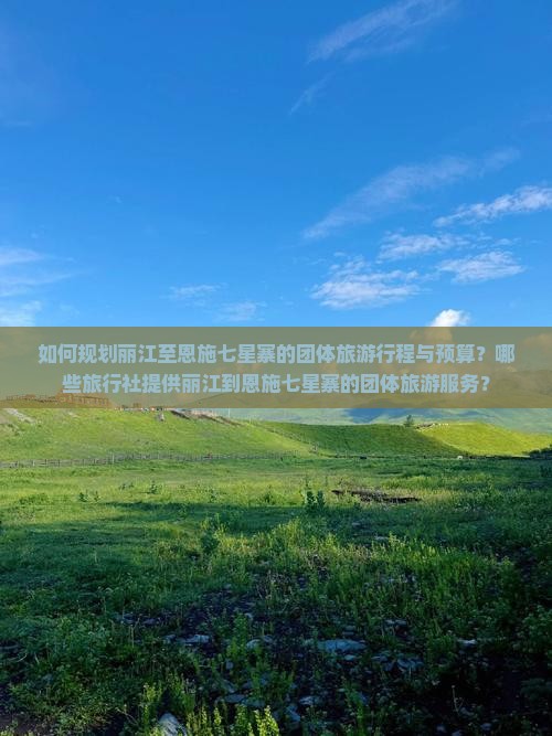 如何规划丽江至恩施七星寨的团体旅游行程与预算？哪些旅行社提供丽江到恩施七星寨的团体旅游服务？