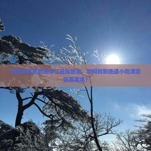 东营出发至恩施清江画廊旅游，如何找到地道小吃满足味蕾需求？