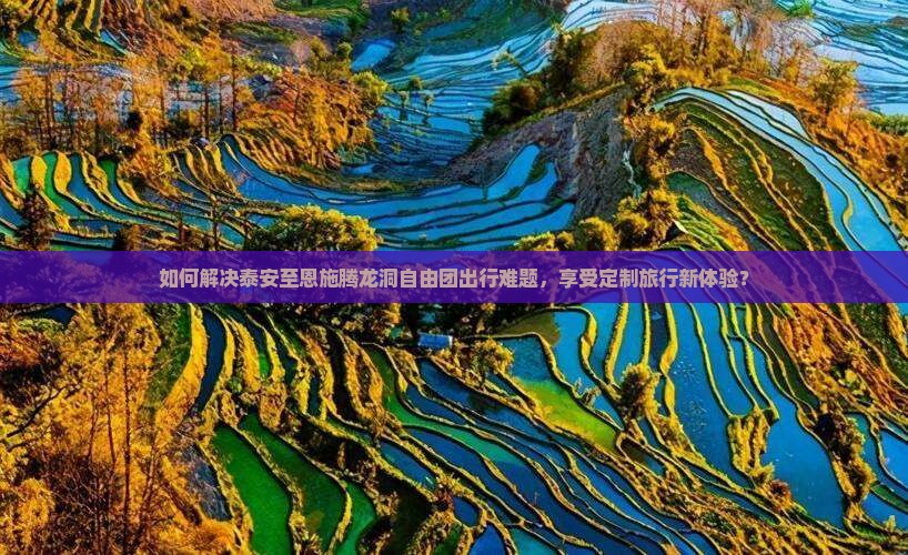 如何解决泰安至恩施腾龙洞自由团出行难题，享受定制旅行新体验？