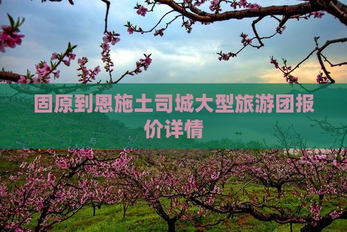 固原到恩施土司城大型旅游团报价详情