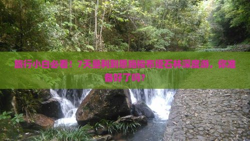 旅行小白必看！7天垦利到恩施梭布垭石林深度游，你准备好了吗？