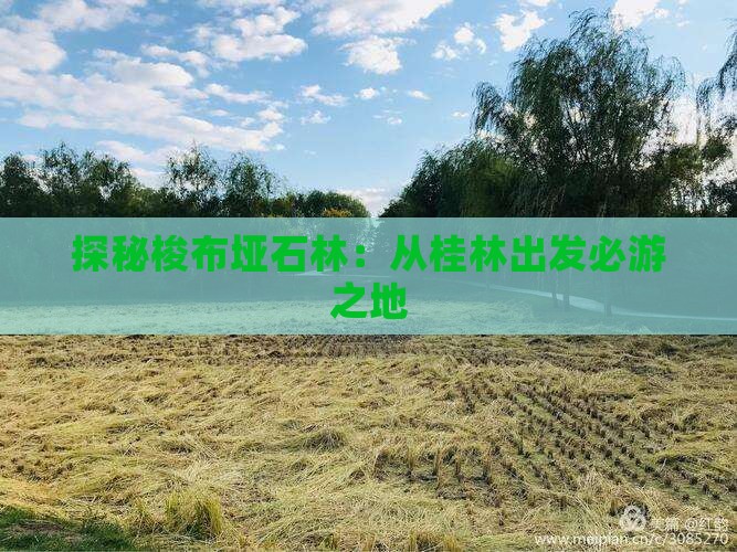 探秘梭布垭石林：从桂林出发必游之地
