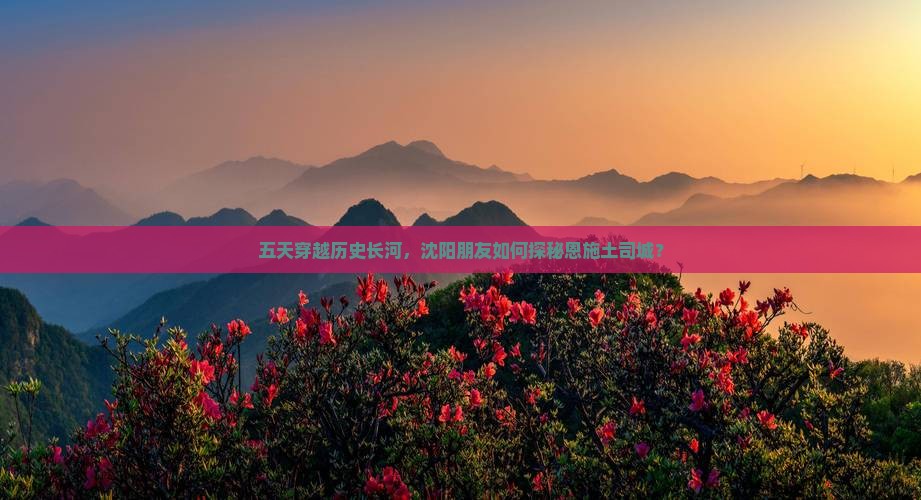 五天穿越历史长河，沈阳朋友如何探秘恩施土司城？