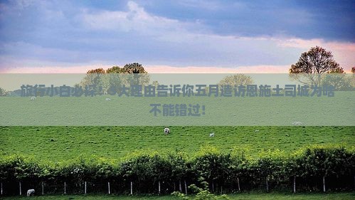 旅行小白必探！5大理由告诉你五月造访恩施土司城为啥不能错过！