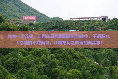 作为一个吃货，如何在昌都到恩施的旅途中，不遗漏10大必尝的小吃美食，让腾龙洞之旅更加美窝忘？