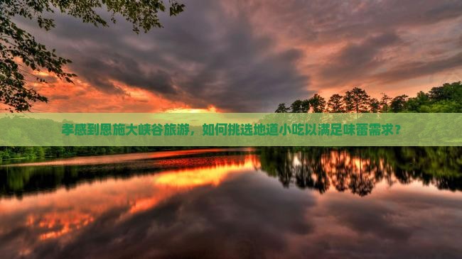 孝感到恩施大峡谷旅游，如何挑选地道小吃以满足味蕾需求？