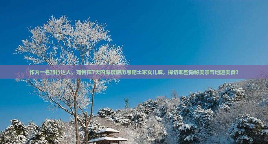 作为一名旅行达人，如何在7天内深度游历恩施土家女儿城，探访哪些隐秘美景与地道美食？