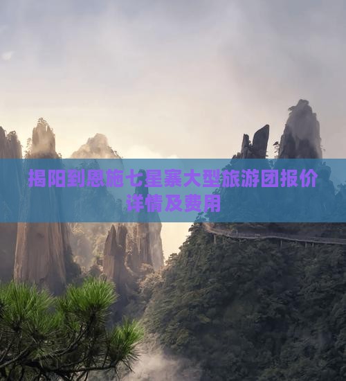 揭阳到恩施七星寨大型旅游团报价详情及费用