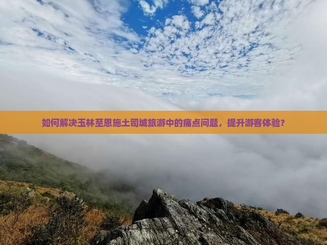 如何解决玉林至恩施土司城旅游中的痛点问题，提升游客体验？