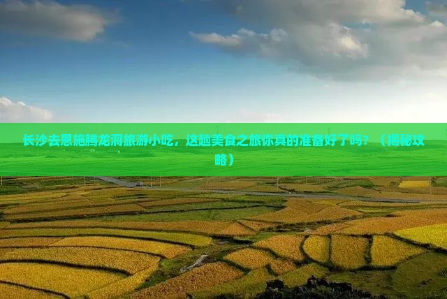 长沙去恩施腾龙洞旅游小吃