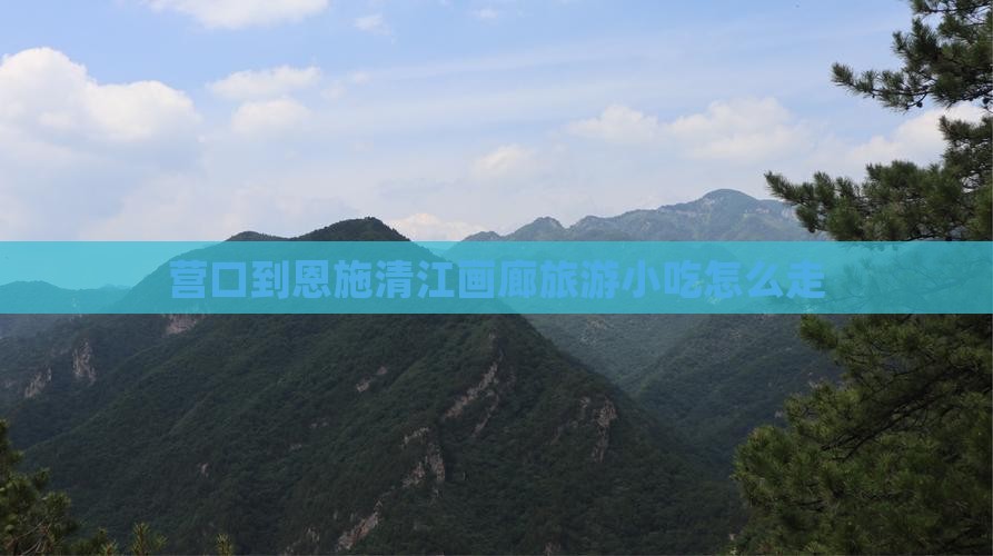 营口到恩施清江画廊旅游小吃