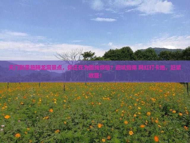 天门到恩施腾龙洞景点