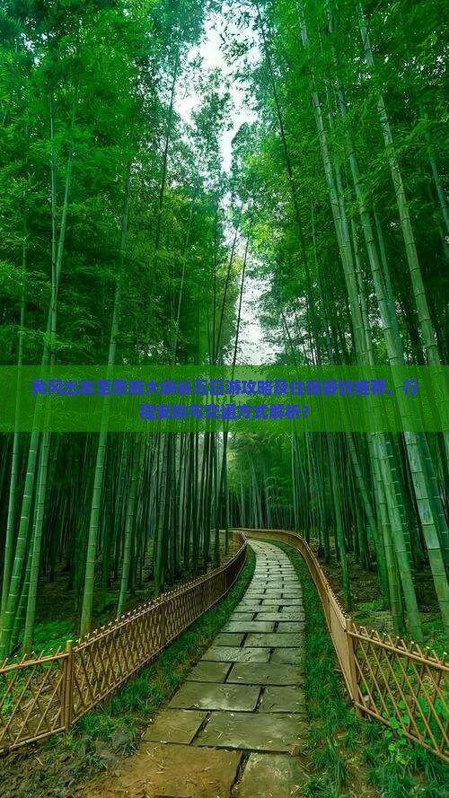 黄冈出发至恩施大峡谷五日游攻略及住宿餐饮推荐，行程安排与交通方式解析？