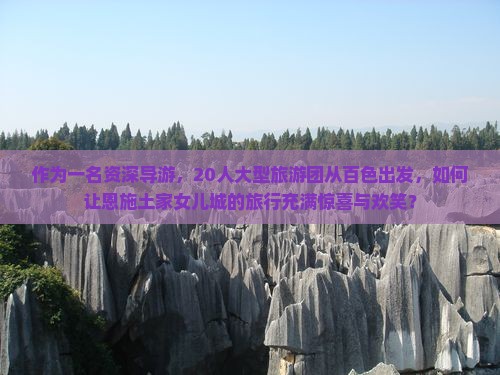 作为一名资深导游，20人大型旅游团从百色出发，如何让恩施土家女儿城的旅行充满惊喜与欢笑？