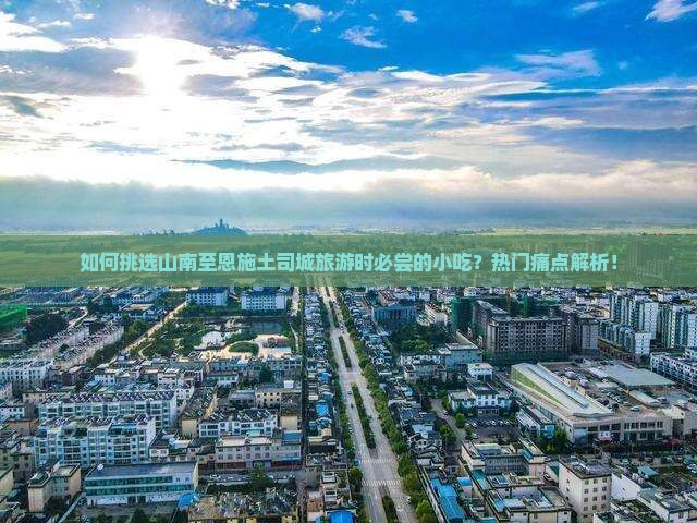 如何挑选山南至恩施土司城旅游时必尝的小吃？热门痛点解析！