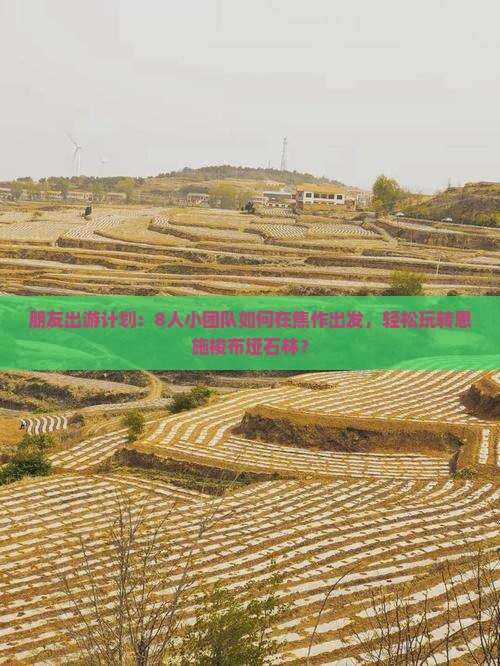 朋友出游计划：8人小团队如何在焦作出发，轻松玩转恩施梭布垭石林？