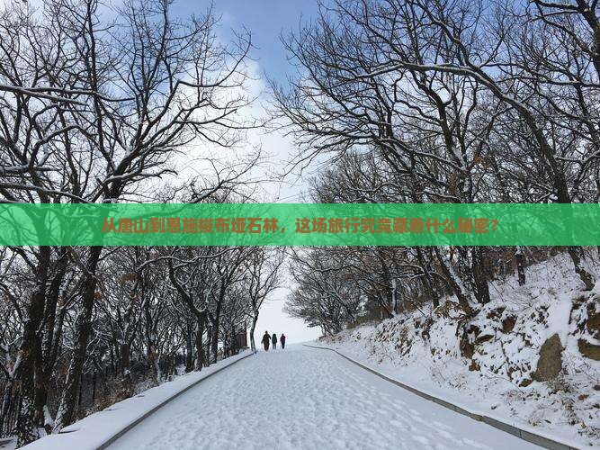 从唐山到恩施梭布垭石林，这场旅行究竟藏着什么秘密？