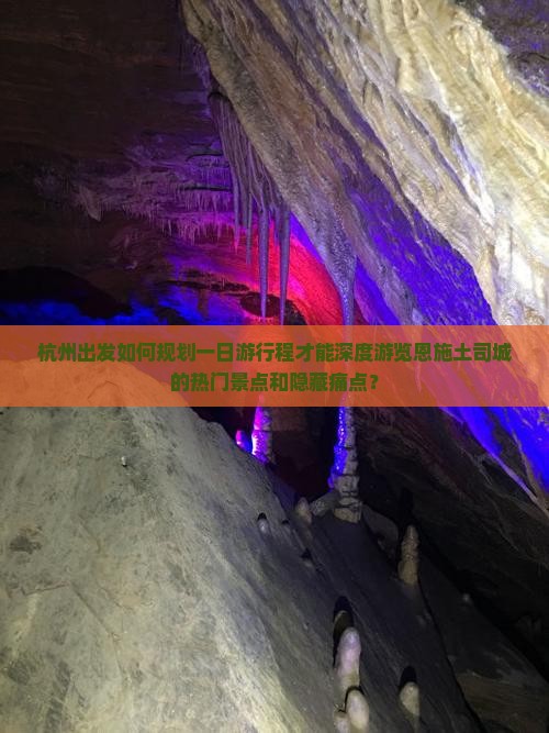 杭州出发如何规划一日游行程才能深度游览恩施土司城的热门景点和隐藏痛点？