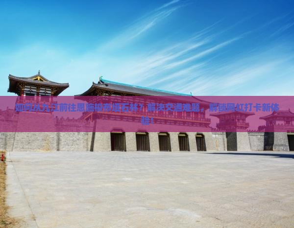 如何从九江前往恩施梭布垭石林？解决交通难题，解锁网红打卡新体验！