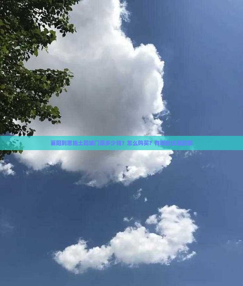 襄阳到恩施土司城门票多少钱？怎么购买？有哪些优惠政部