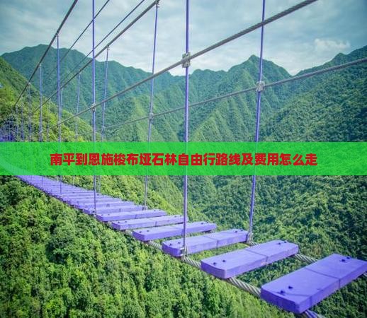 南平到恩施梭布垭石林自由行路线及费用怎么走