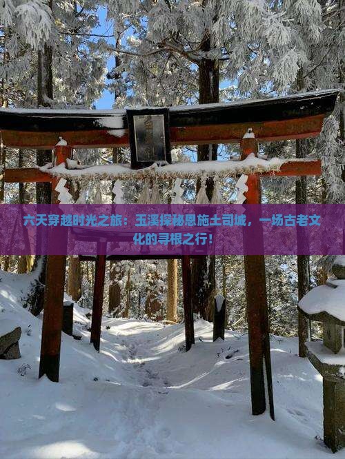 六天穿越时光之旅:玉溪探秘恩施土司城,一场古老文化的寻根之行! 六天穿越时光之旅:玉溪探秘恩施土司城,一场古老文化的寻根之行!