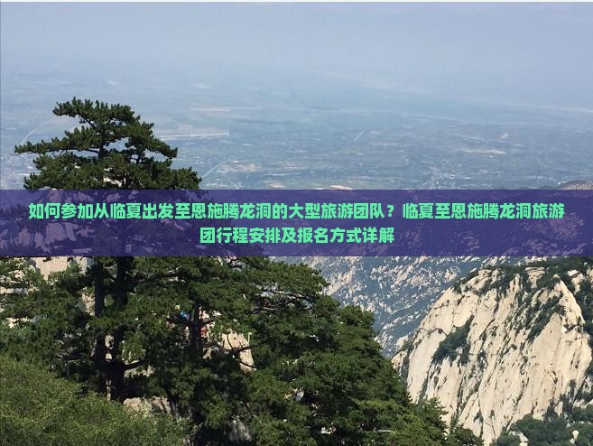 如何参加从临夏出发至恩施腾龙洞的大型旅游团队？临夏至恩施腾龙洞旅游团行程安排及报名方式详解