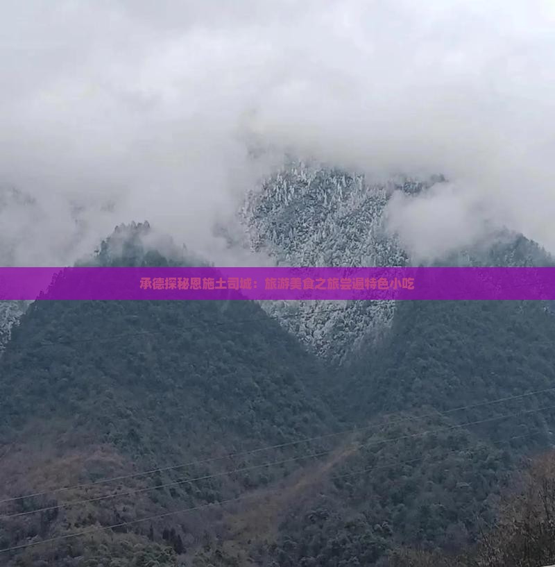 承德探秘恩施土司城：旅游美食之旅尝遍特色小吃
