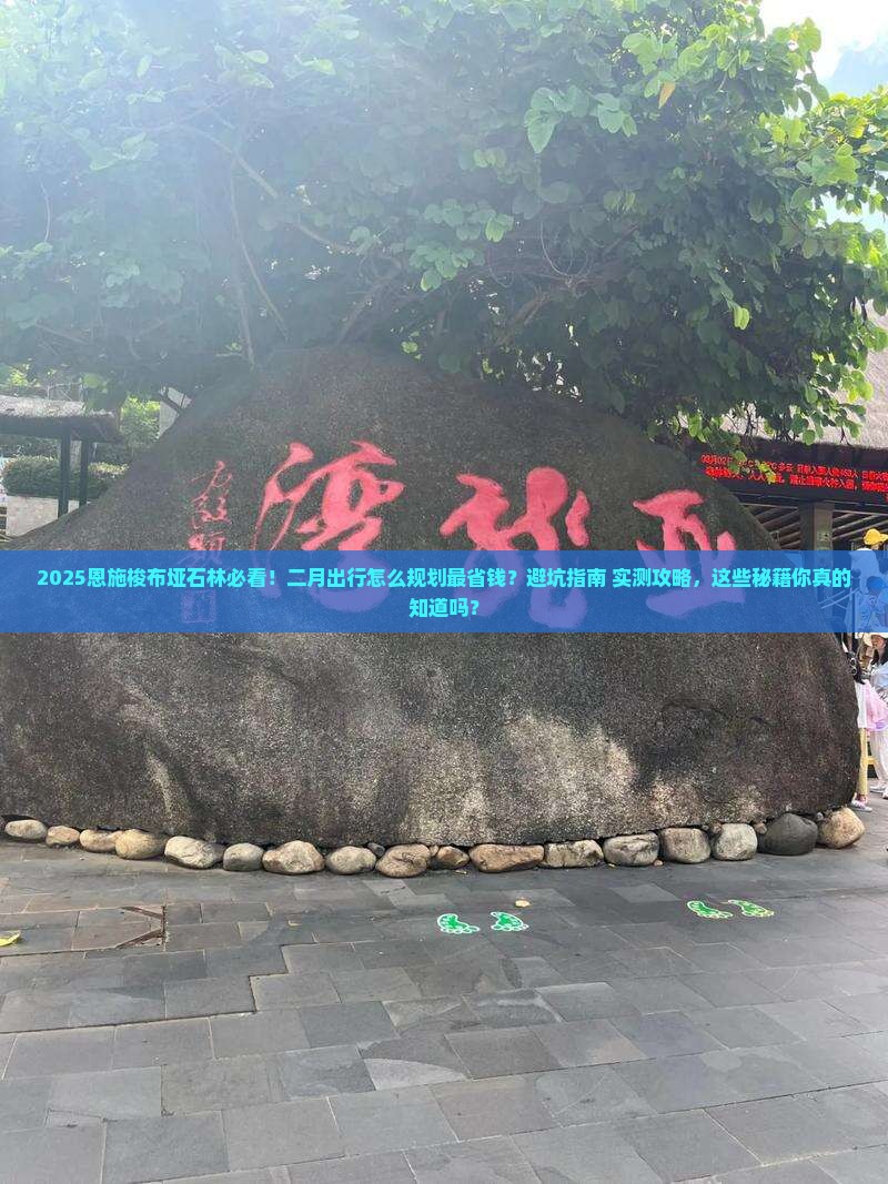 二月去恩施梭布垭石林攻略