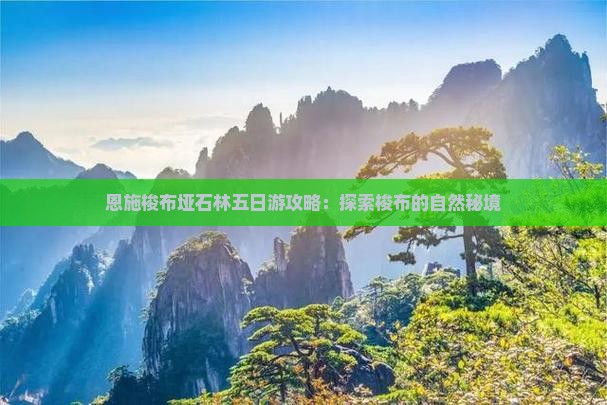 三亚去恩施梭布垭石林五日游
