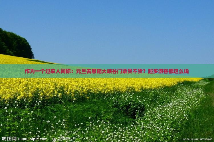 元旦去恩施大峡谷门票