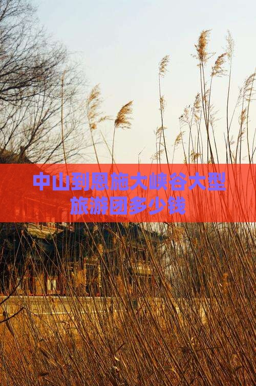 中山到恩施大峡谷大型旅游团