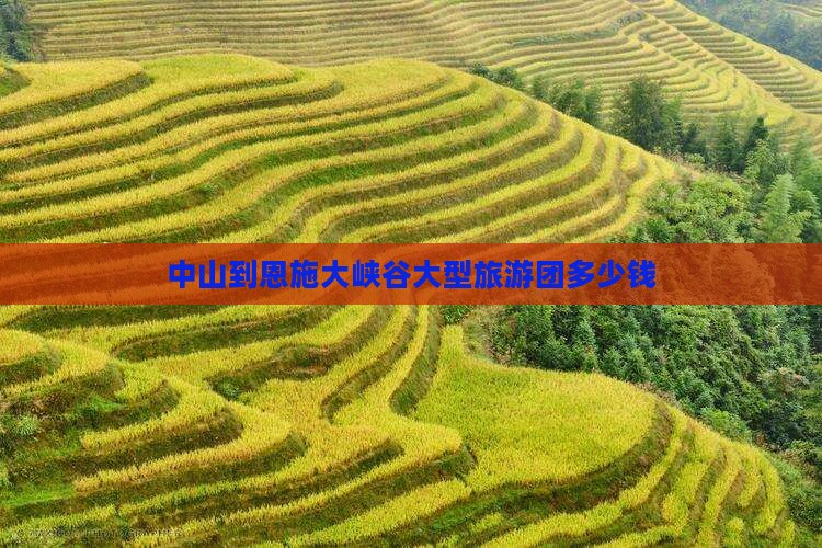 中山到恩施大峡谷大型旅游团