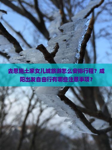 去恩施土家女儿城旅游怎么安排行程？咸阳出发自由行有哪些注意事项？