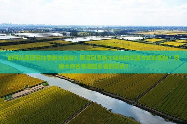如何从鹰潭前往恩施大峡谷？鹰潭到恩施大峡谷的交通方式有哪些？恩施大峡谷有哪些必看的景点？