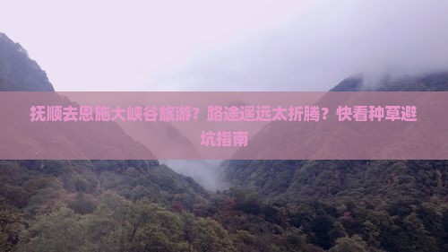 抚顺去恩施大峡谷旅游