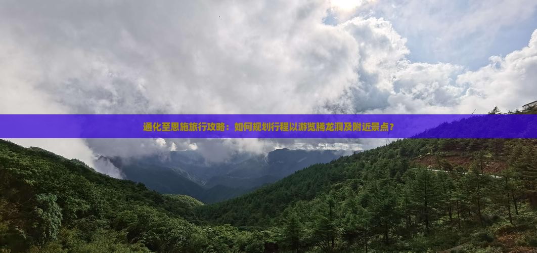 通化到恩施腾龙洞景点