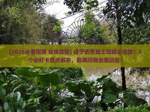 遂宁去恩施土司城必去地