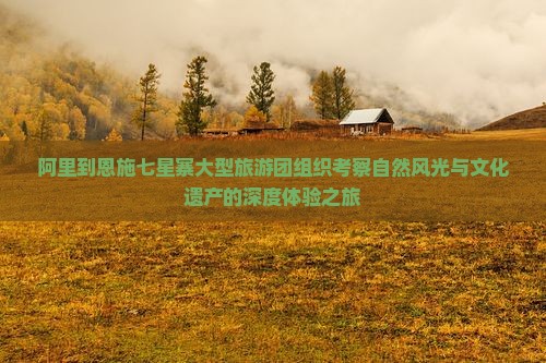 阿里到恩施七星寨大型旅游团