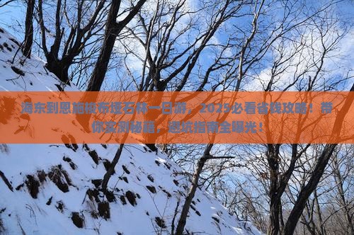 海东到恩施梭布垭石林一日