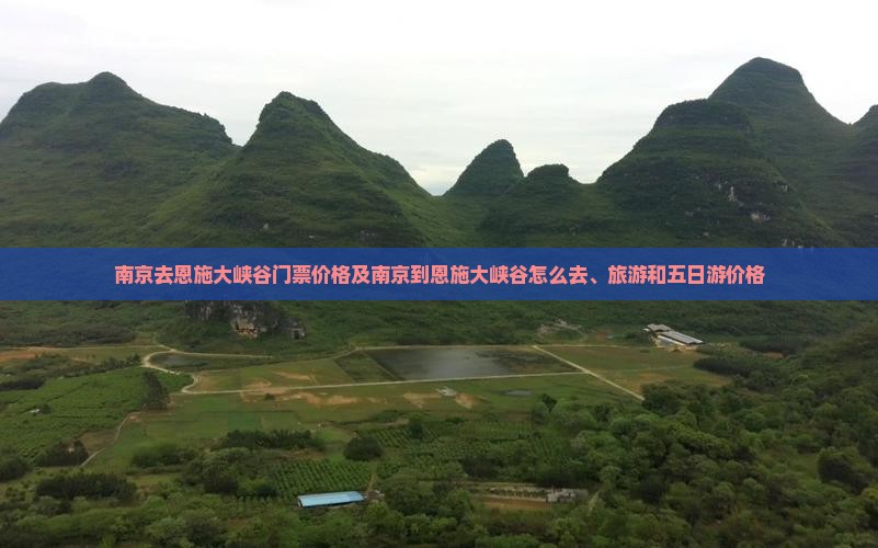 南京去恩施大峡谷门票