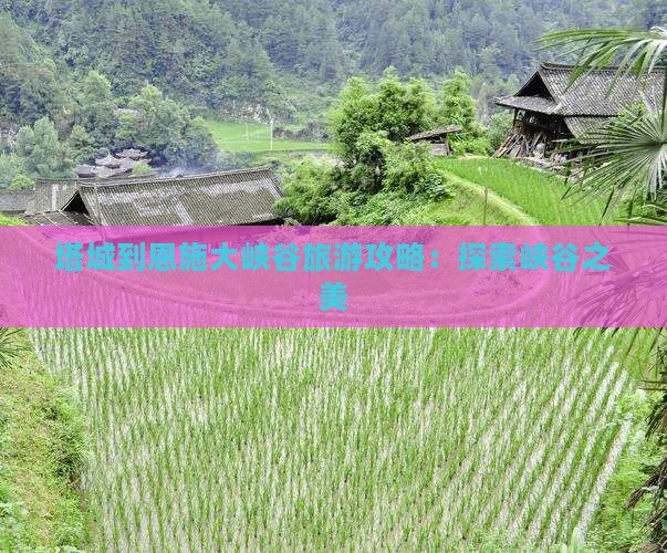 塔城到恩施大峡谷旅行社