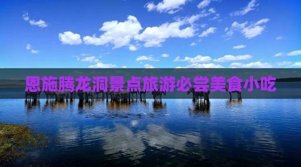 景德镇到恩施腾龙洞旅游小吃
