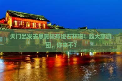 天门去恩施梭布垭石林大型旅游团