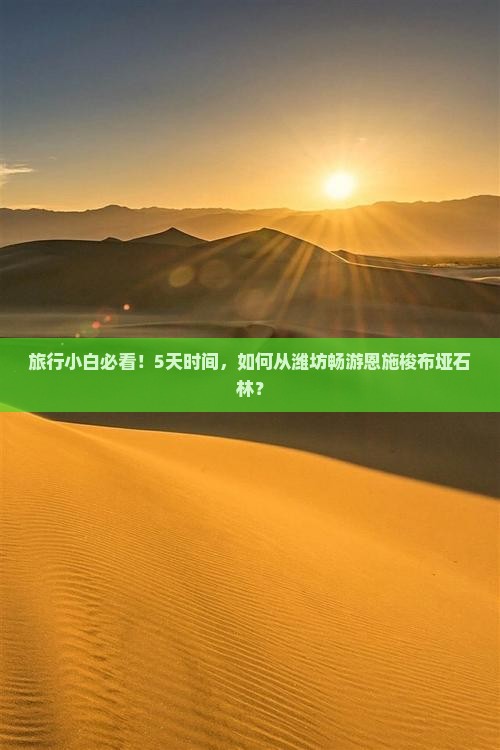 潍坊去恩施梭布垭石林五日游
