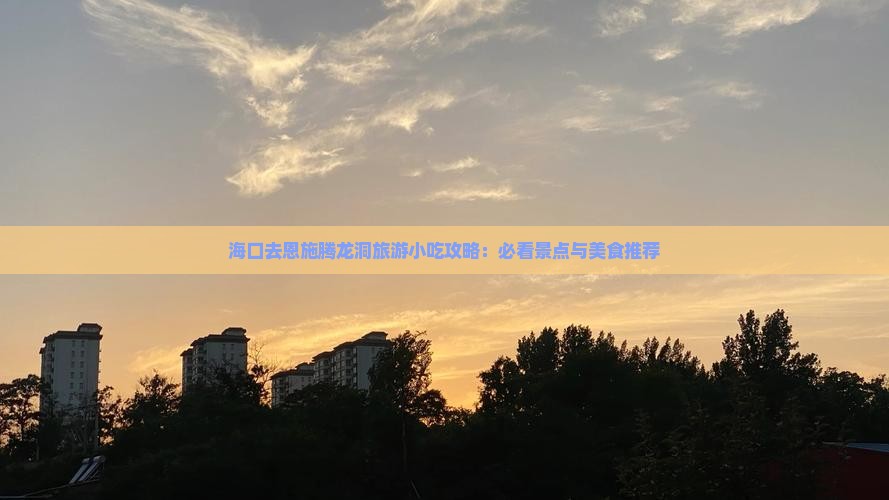 海口去恩施腾龙洞旅游小吃