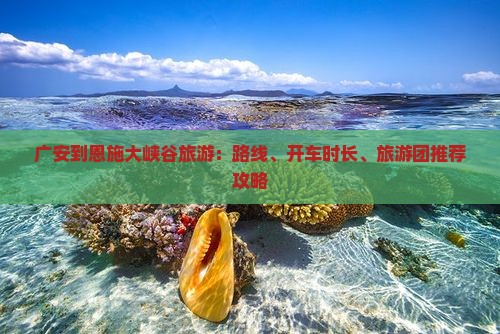 广安到恩施大峡谷旅游