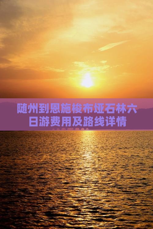 随州到恩施梭布垭石林六日游