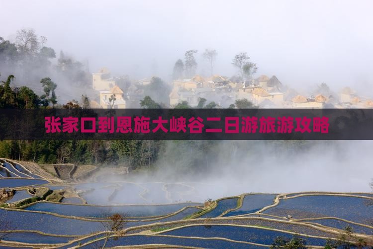 张家口去恩施大峡谷二日游